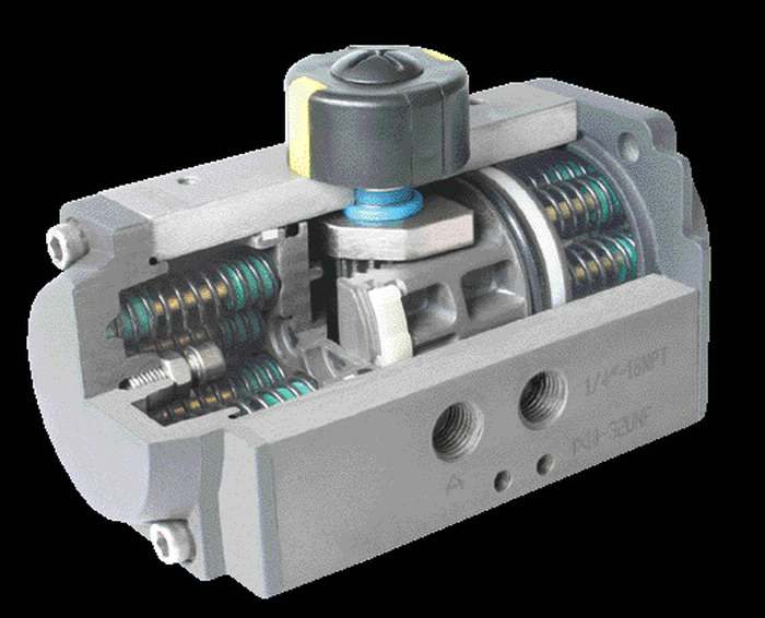 Extruded Aluminum Body Pneumatic Actuator 